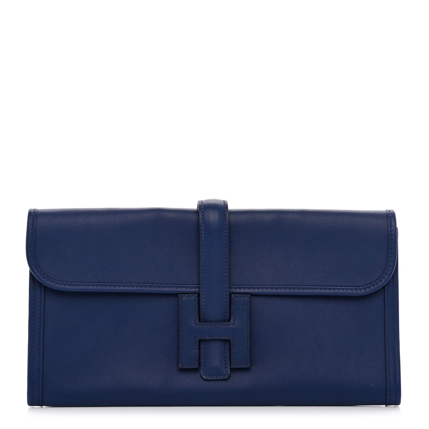 Hermes Swift Jige Elan 29 Clutch Bleu Saphir 1 of 7