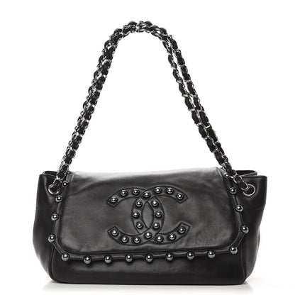 Chanel Lambskin Pearl Obsession Flap Black 1 of 8