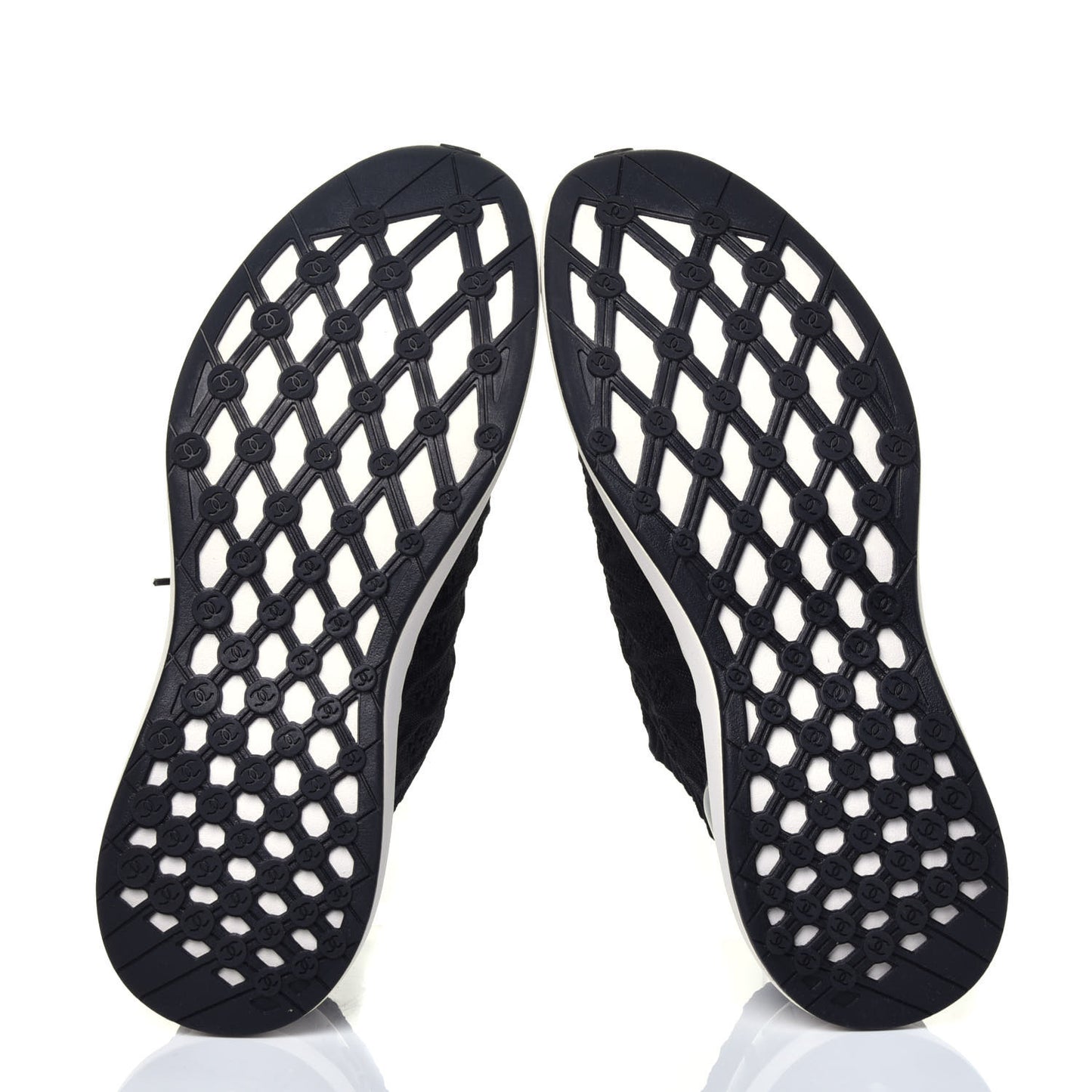 Fabric Logo Sneakers 39 Black