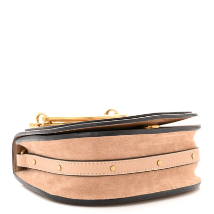 Chloe Calfskin Suede Small Nile Bracelet Bag Biscotti Beige 4 of 12