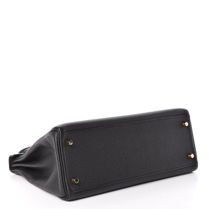 Hermes Togo Kelly Retourne 32 Black 5 of 38