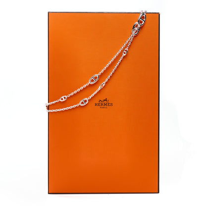 Hermes Sterling Silver Farandole Necklace 120 6 of 6