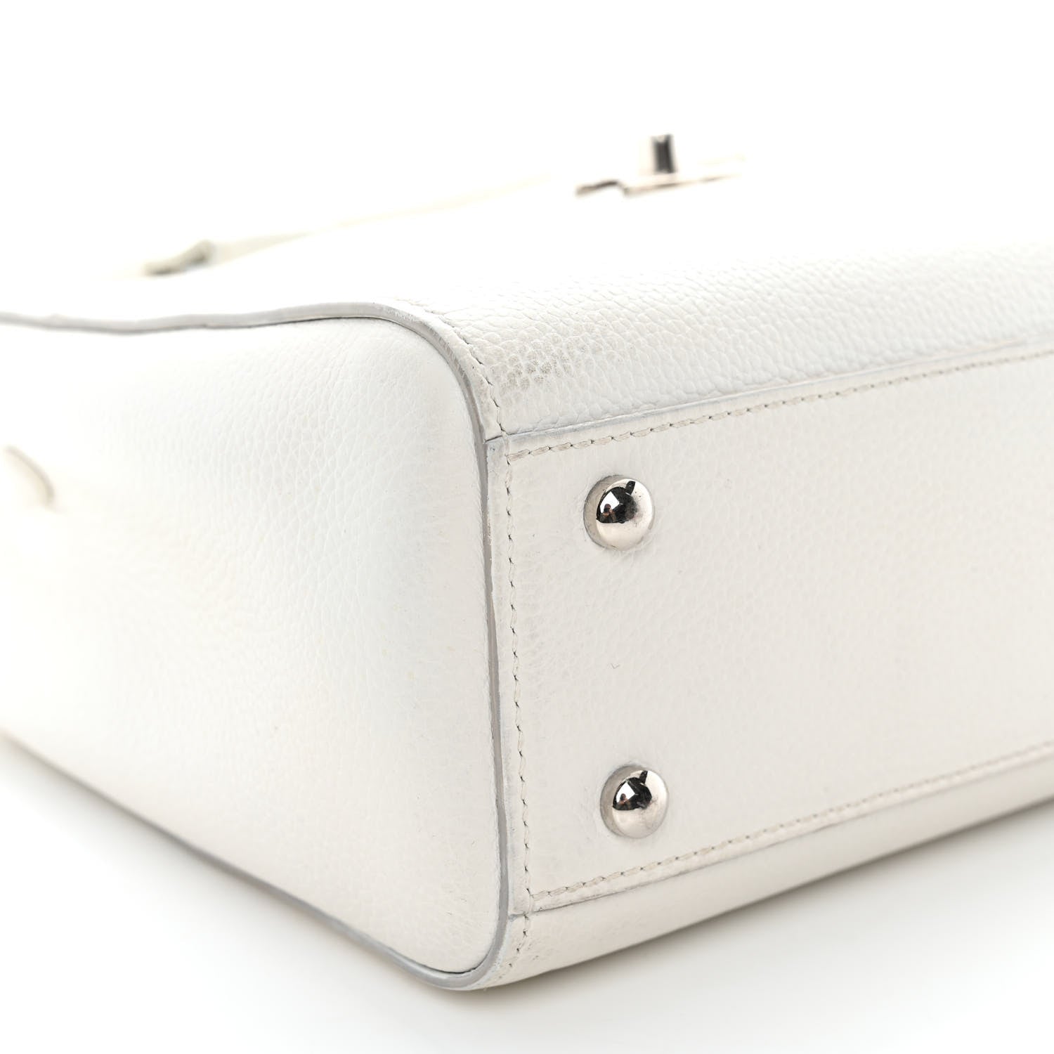 Chanel Grained Calfskin Mini Neo Executive Shopper Tote White 9 of 14