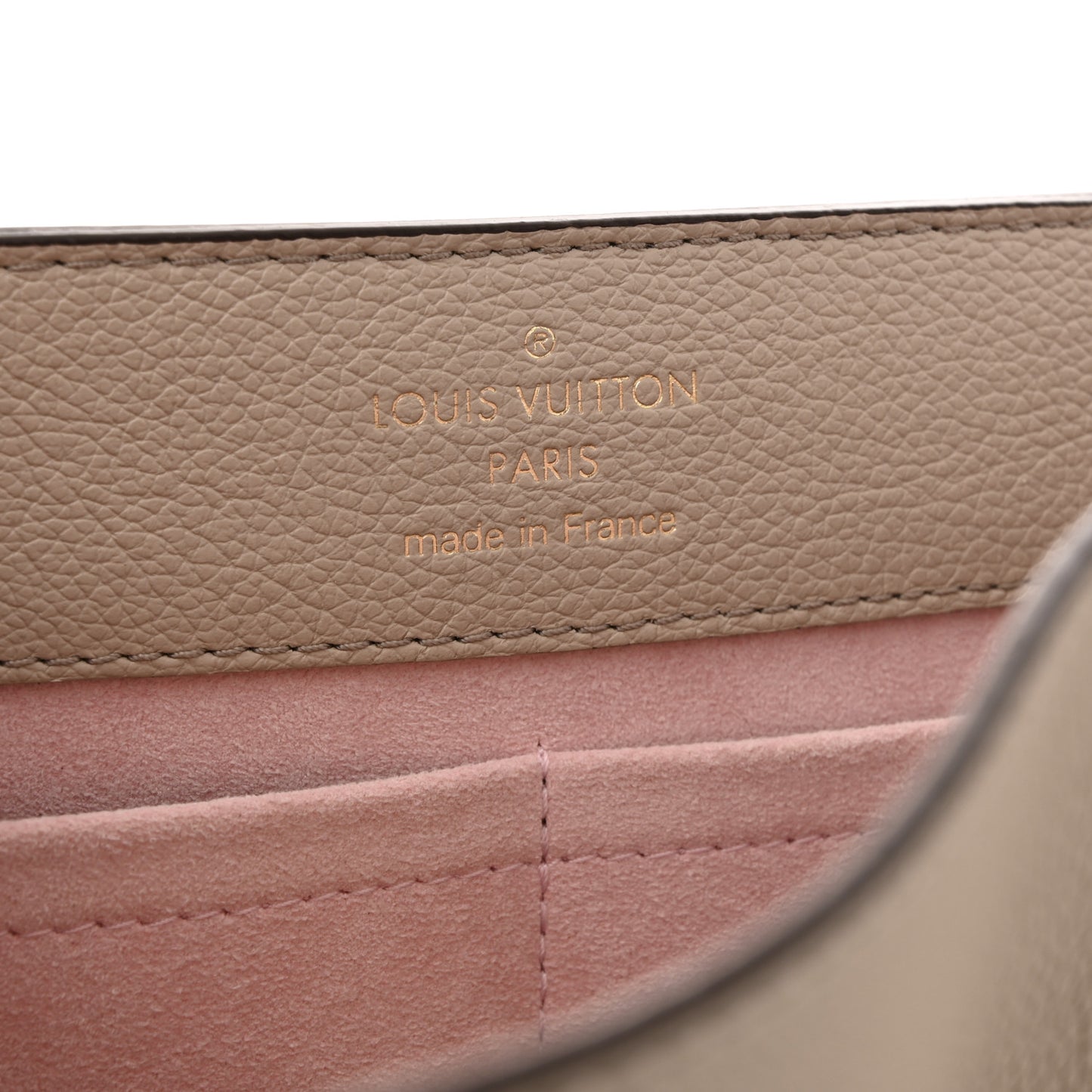 Soft Calfskin Lockme Ever MM Greige