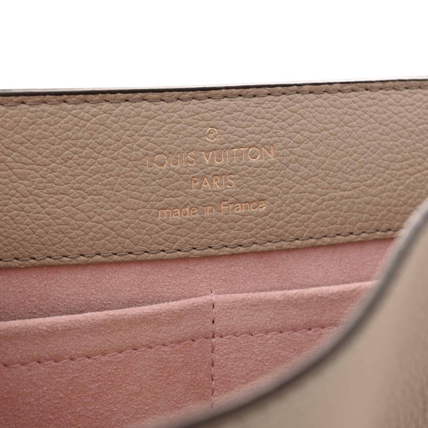 Louis Vuitton Soft Calfskin Lockme Ever MM Greige 6 of 12