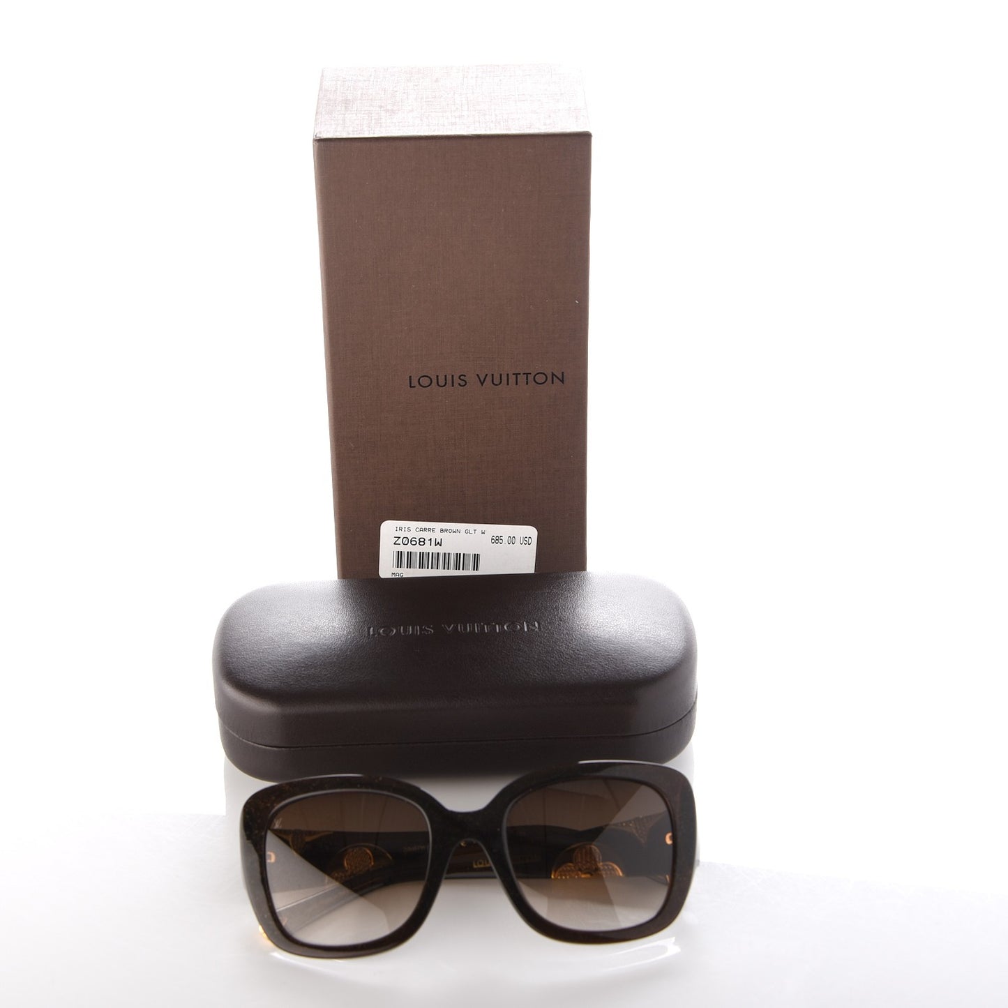 Iris PM Sunglasses Z0681W Brown Speckling