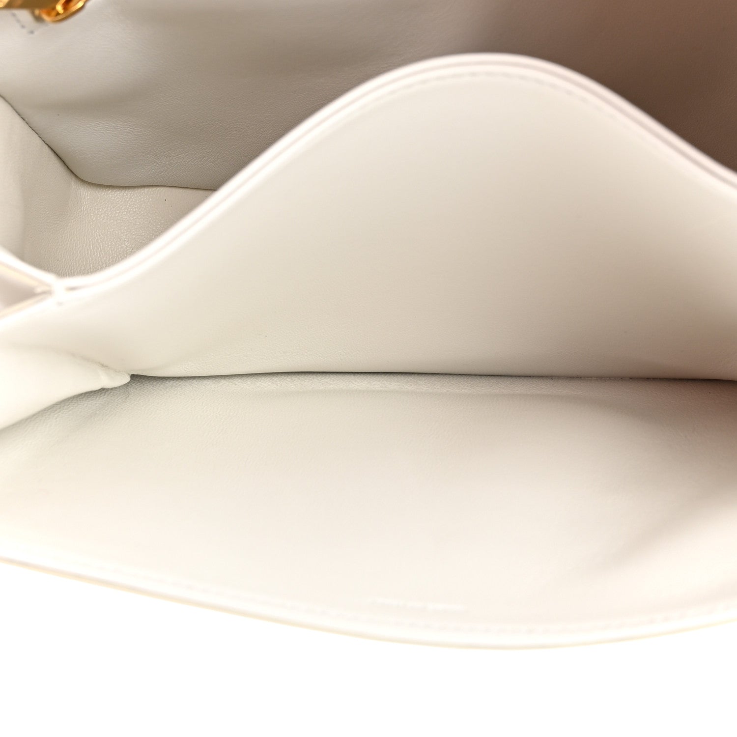 Celine Shiny Calfskin Medium Triomphe White 6 of 18