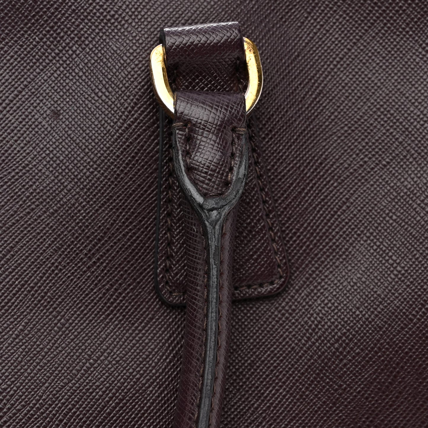 Saffiano Large Galleria Double Zip Tote Bordeaux