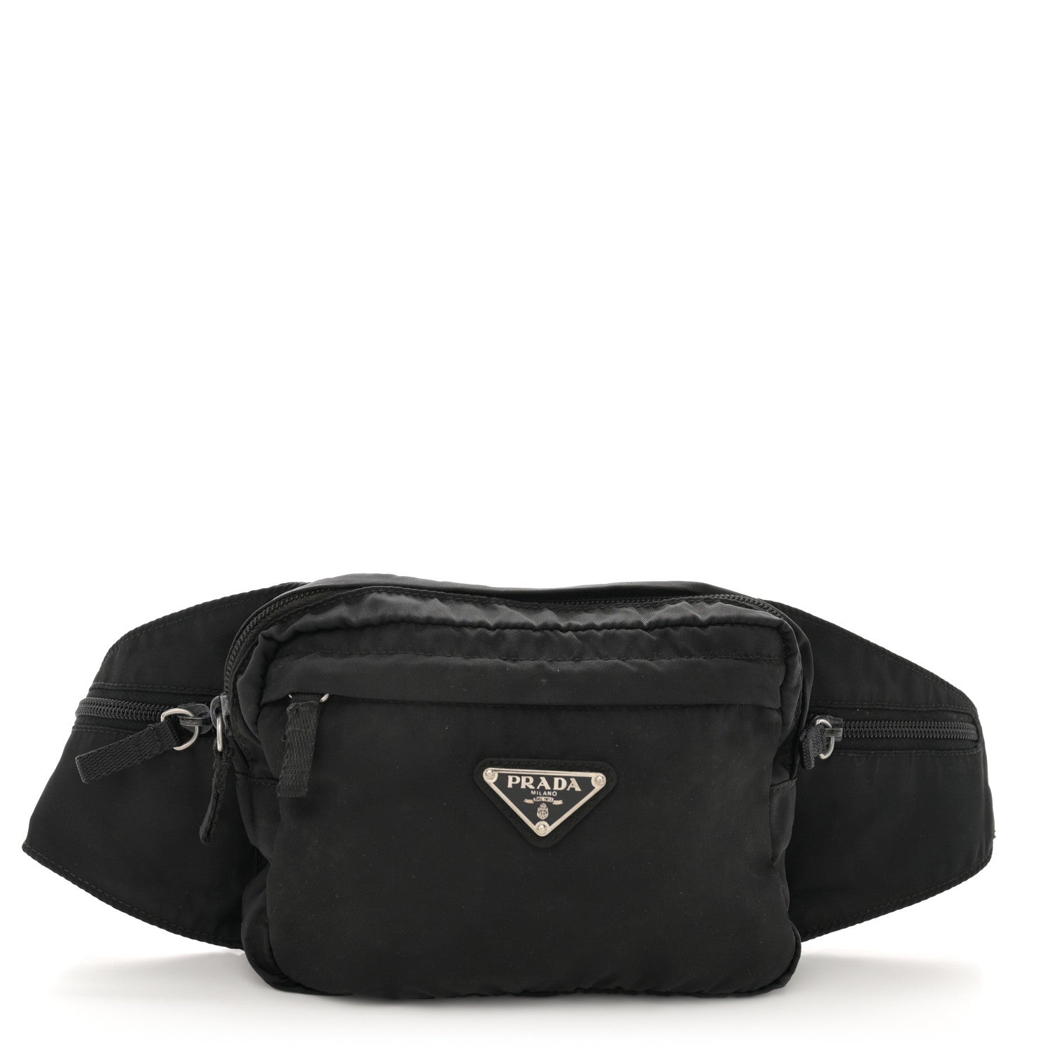 Prada Tessuto Nylon Belt Bag Black 1 of 10
