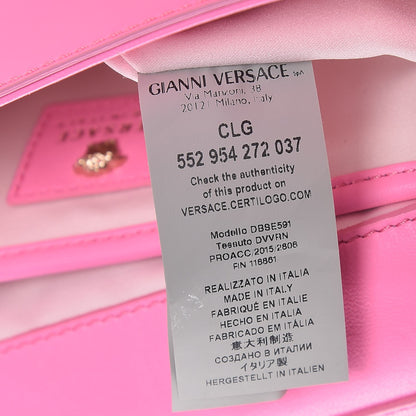 Versace Patent Palazzo Medusa Chain Evening Bag Pink 10 of 15