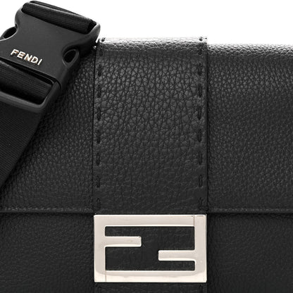 Fendi Cuoio Romano Selleria Belt Baguette Bag Black 8 of 12