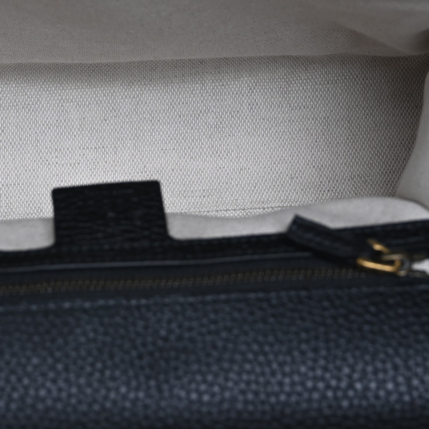 Gucci Calfskin Small GG Marmont Top Handle Bag Black 5 of 12