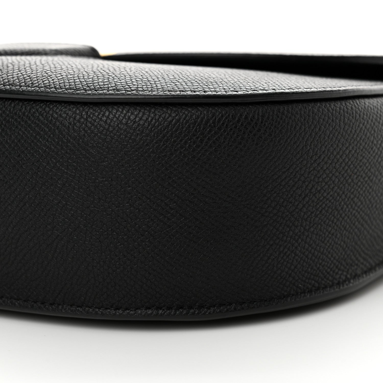 Celine Grained Calfskin Compact Trotteur  Black 10 of 12