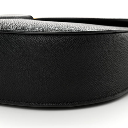 Celine Grained Calfskin Compact Trotteur  Black 10 of 12