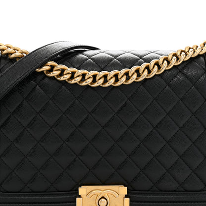 Chanel Caviar Quilted New Medium Boy Flap Black 8 of 12