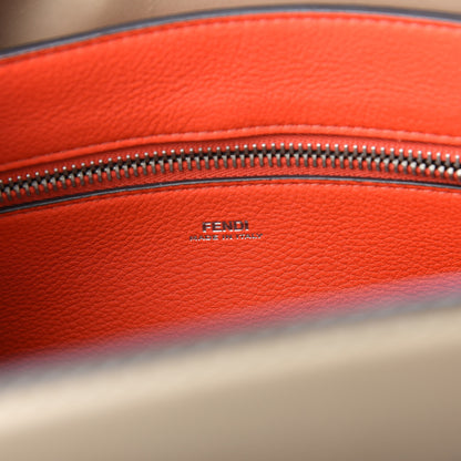 Fendi Vitello Baltico Dolce DotCom Satchel Tortora Papavero 7 of 10