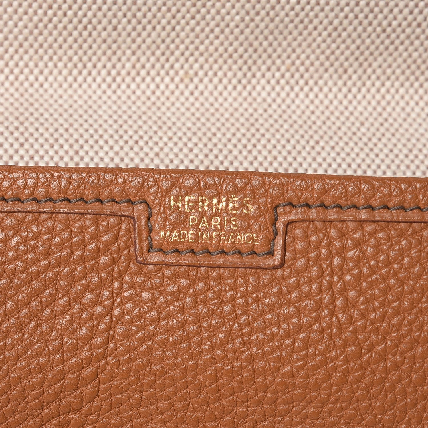 Hermes Togo Jige PM Clutch Gold 6 of 9
