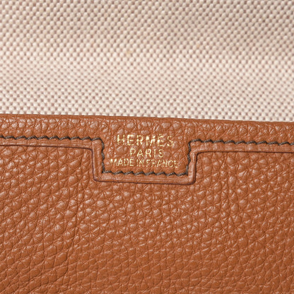 Hermes Togo Jige PM Clutch Gold 6 of 9
