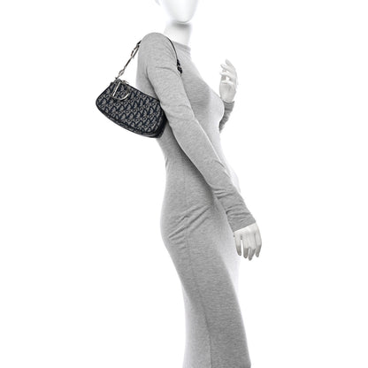 Christian Dior Monogram Shoulder Bag Pochette Blue 2 of 10