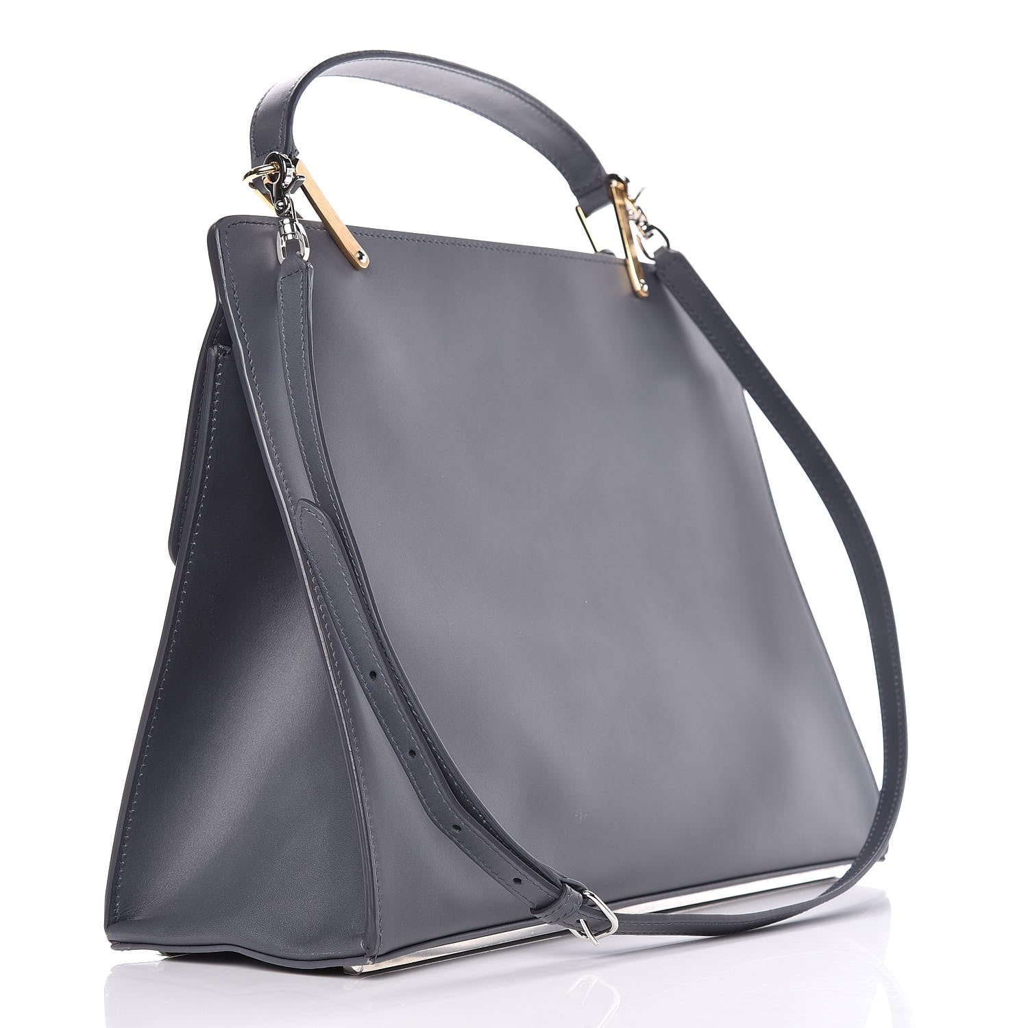 Balenciaga Veau Le Dix M Cartable Shoulder Bag Gris Ardoise 3 of 10