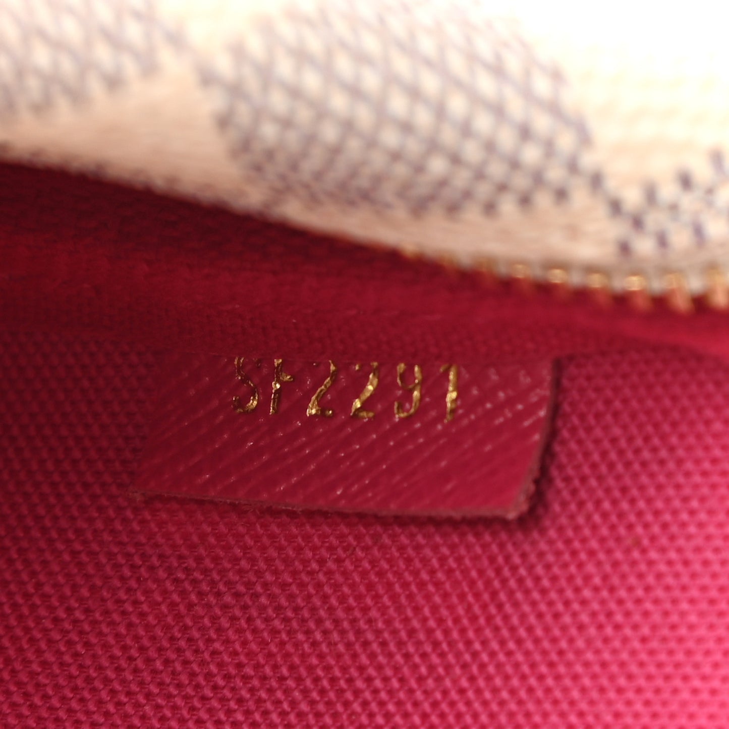 Damier Azur 2021 Christmas Animation Hollywood Mini Pochette Accessories Fuchsia