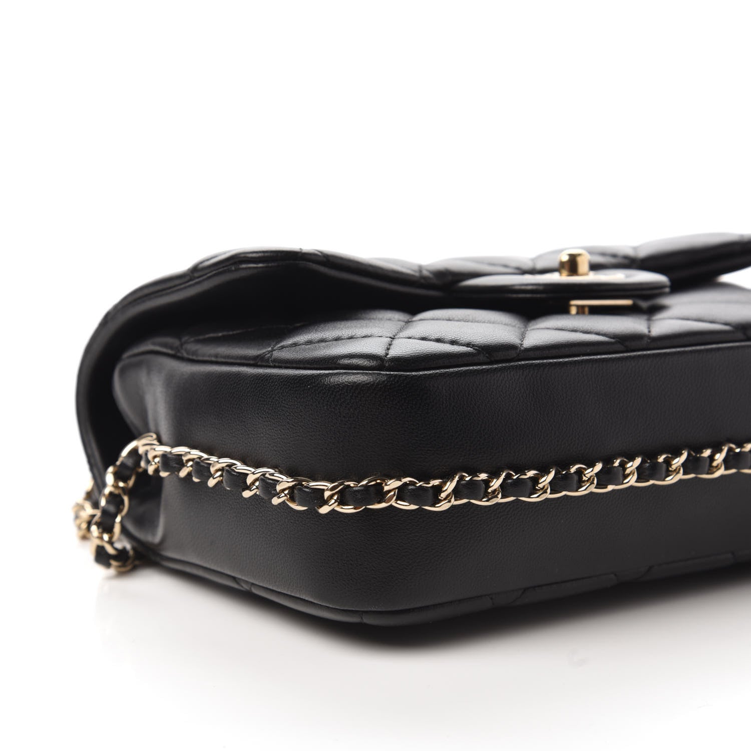 Chanel Lambskin Quilted Small My Precious Flap Black 6 of 10