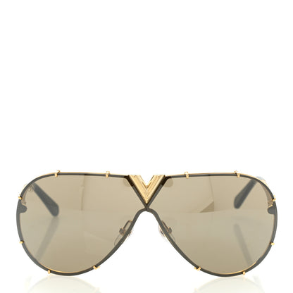 Louis Vuitton Metal LV Drive Sunglasses Z0897W Black Gold 2 of 7