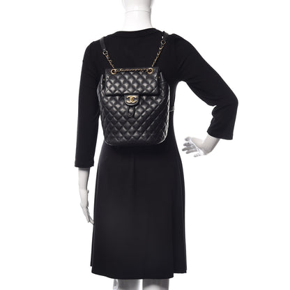 Chanel Lambskin Quilted Small Urban Spirit Backpack Black 2 of 10