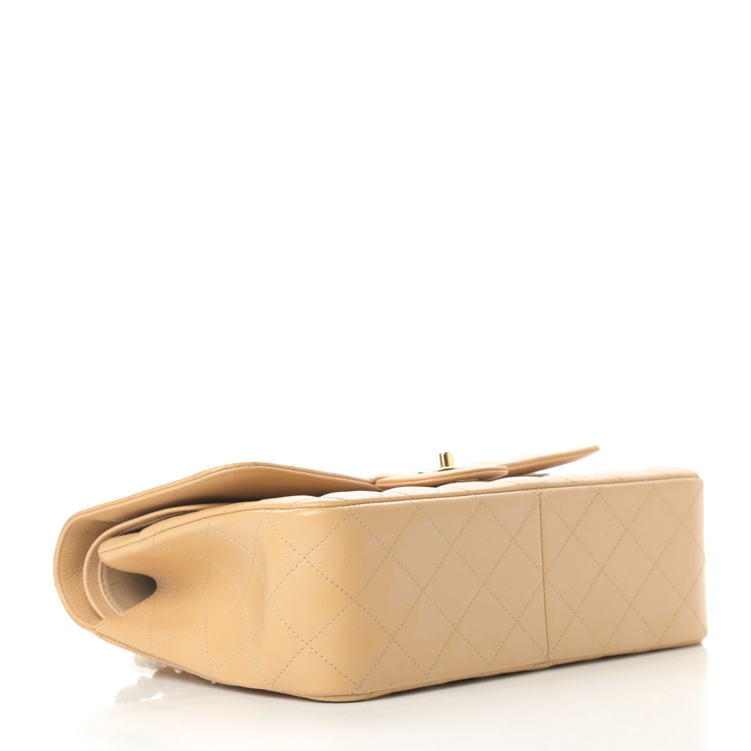 Chanel Caviar Quilted Jumbo Double Flap Beige Clair 4 of 15