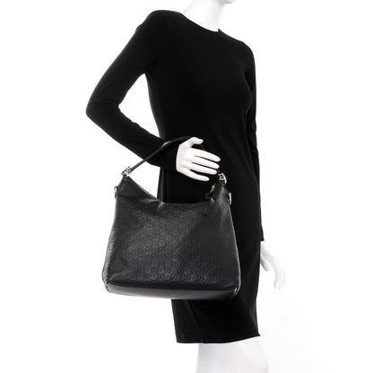 Gucci Guccissima Small Miss GG Hobo Black 3 of 18