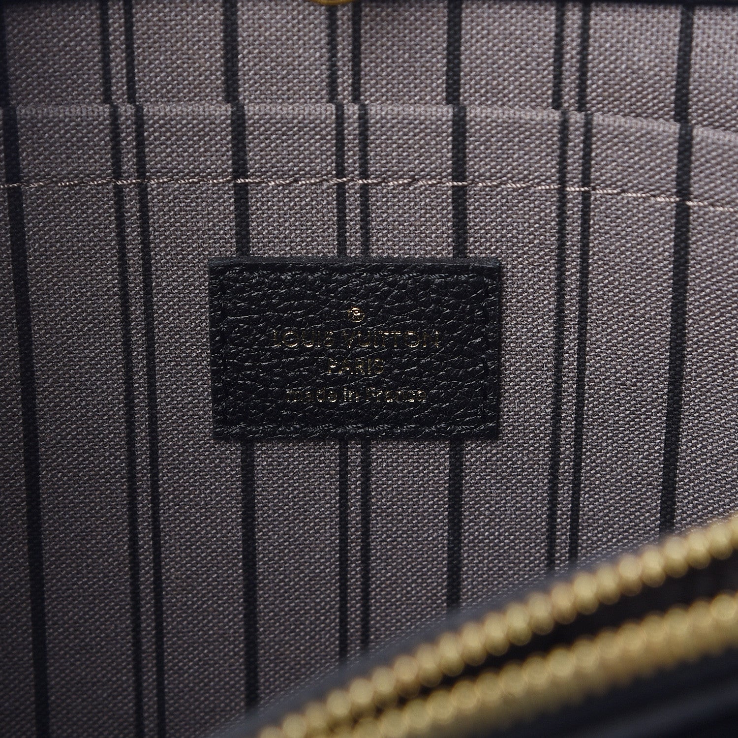 Louis Vuitton Empreinte Montaigne MM Black 7 of 10