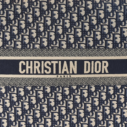 Christian Dior Oblique Large Book Tote Blue Multicolor 8 of 11