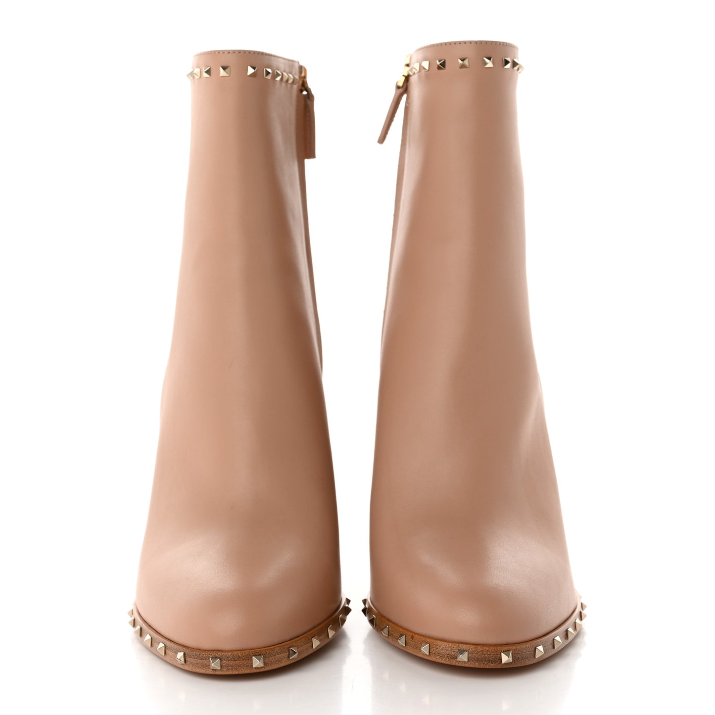 Nappa Soul Rockstud 90mm Ankle Boots 38 Skin Sorbet