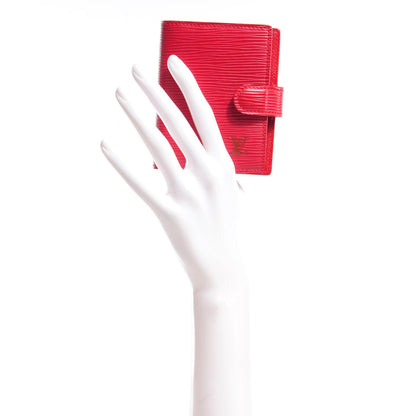 Louis Vuitton Epi Mini Agenda Rouge 2 of 8