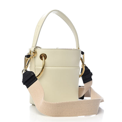Chloe Smooth Calfskin Mini Roy Bucket Bag Natural White 3 of 10
