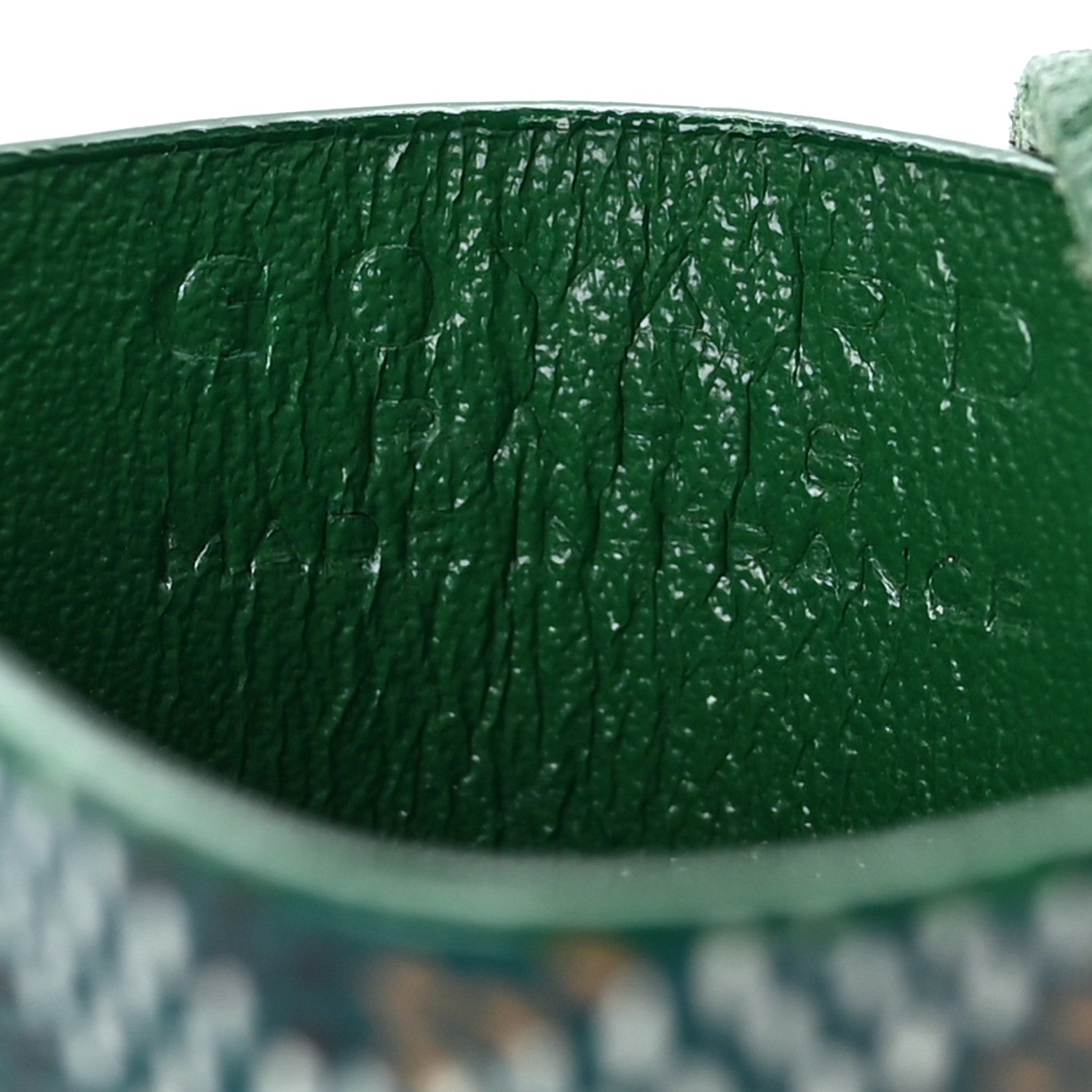 Goyard Goyardine ID Holder Lanyard Green 5 of 6
