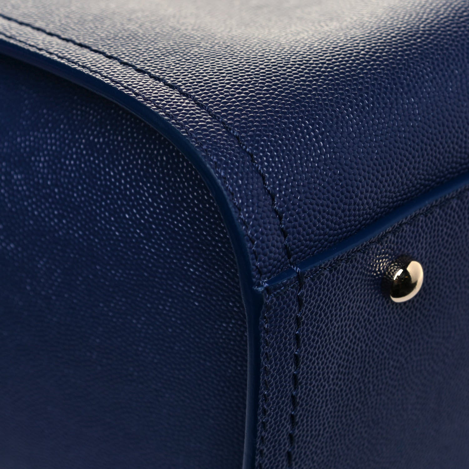 Chanel Caviar Small Studded Deauville Tote Navy 8 of 9