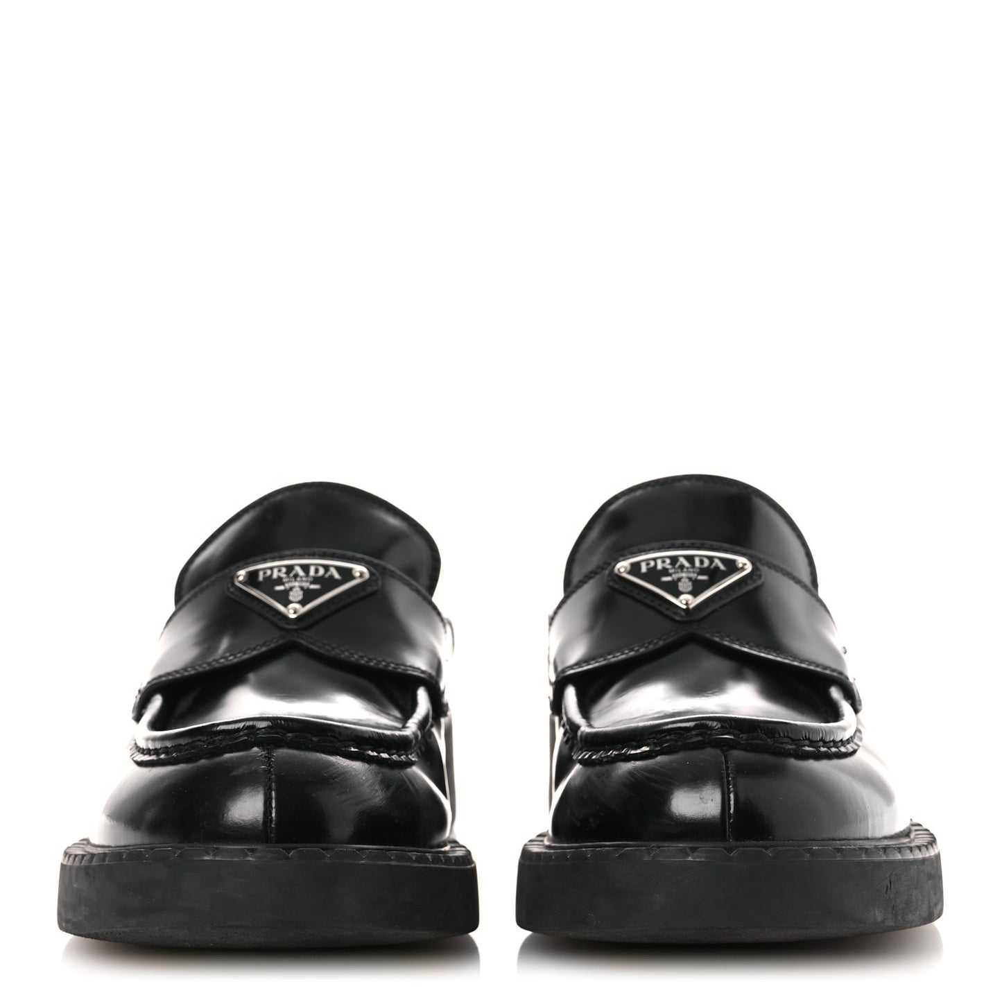 Spazzolato Triangle 40mm Loafer Mules 37 Black