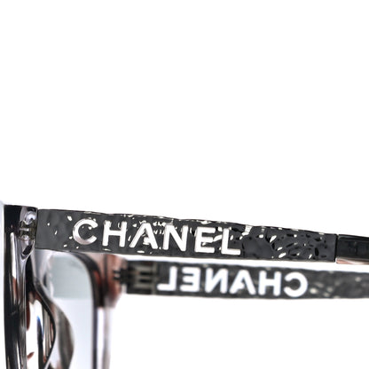 Chanel Acetate Metal Rectangle Sunglasses 5442 Tortoise 7 of 8