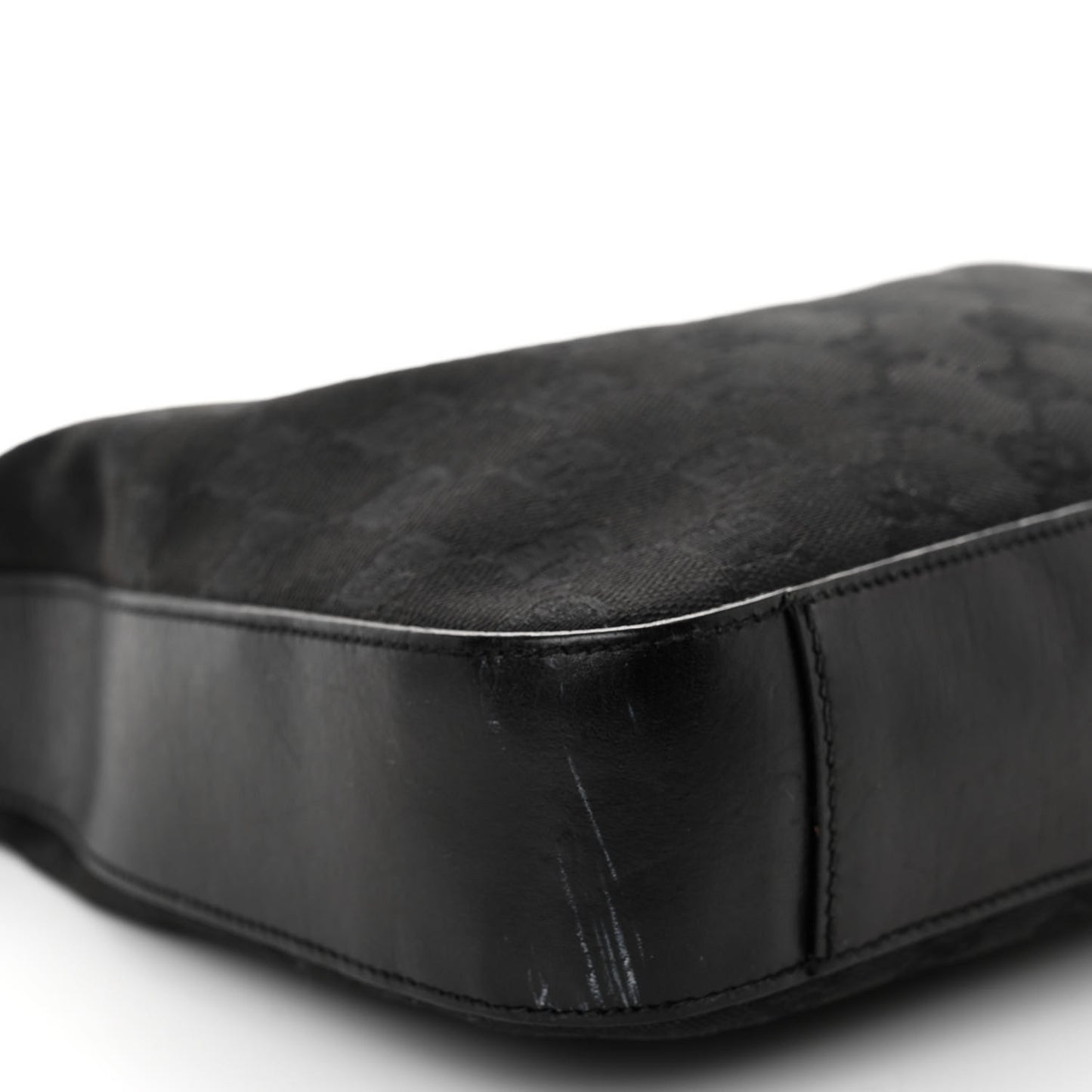 Monogram GG Small Clasp Hobo Black