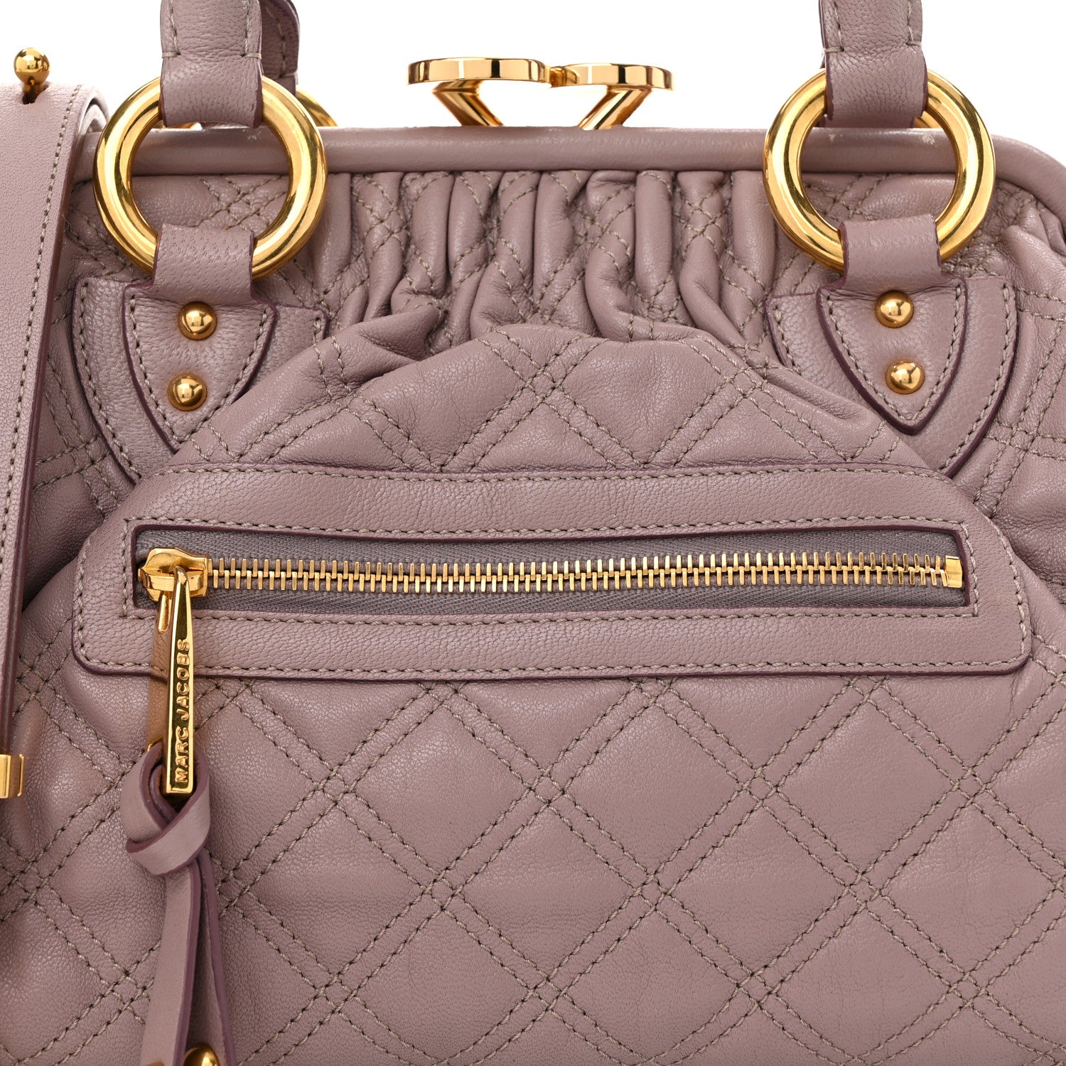 Marc Jacobs Calfskin Quilted Stam Blush 8 of 12