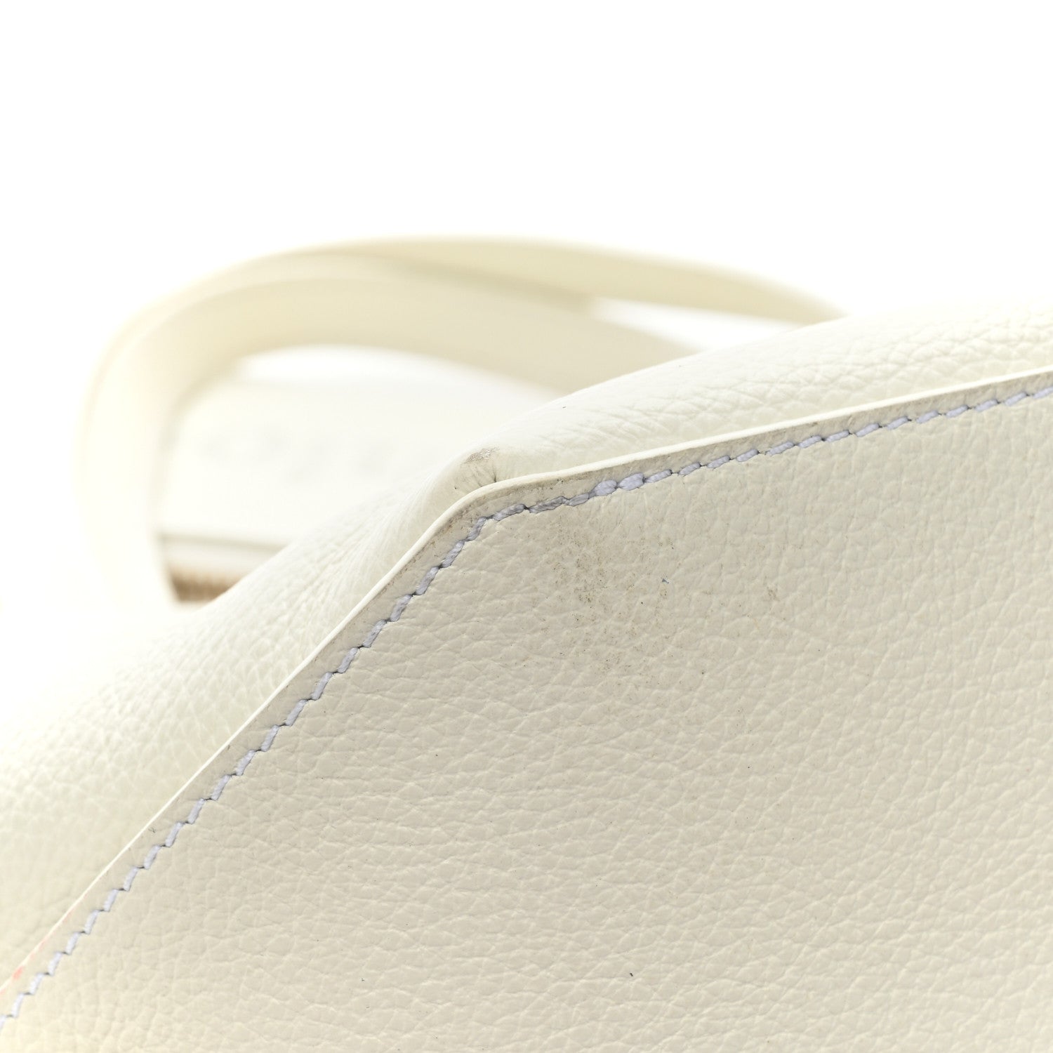 Chloe Calfskin Small East West Sense Tote White 16 of 17