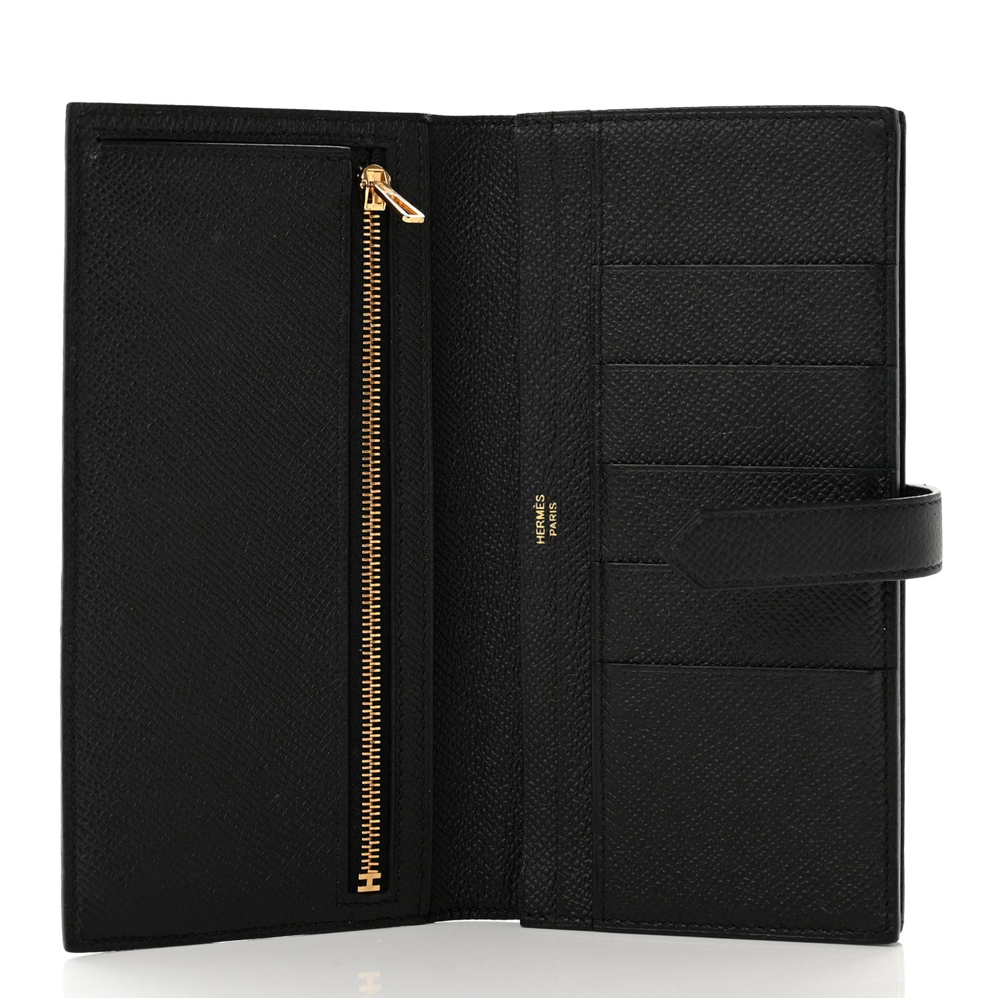 Epsom Bearn Gusset Wallet Black