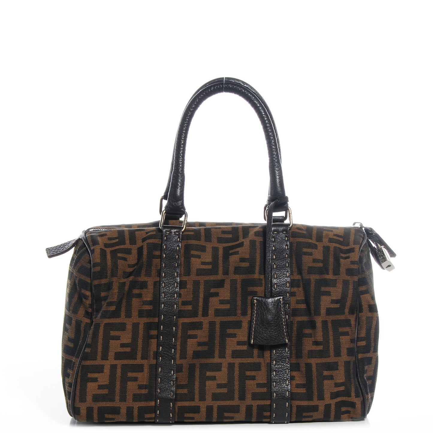 Zucca Medium Boston Satchel Tobacco