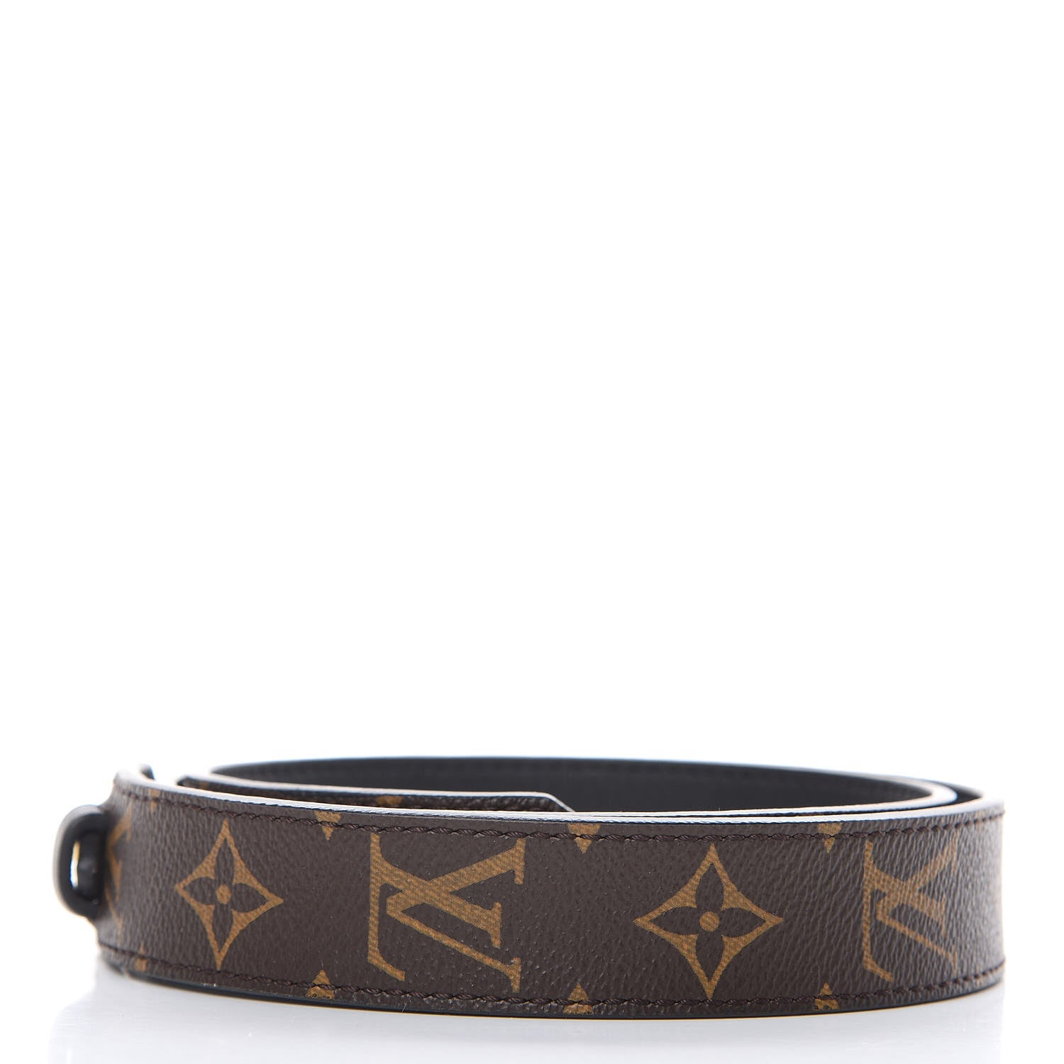 Louis Vuitton Monogram Bandouliere Shoulder Strap XL Black 2 of 6