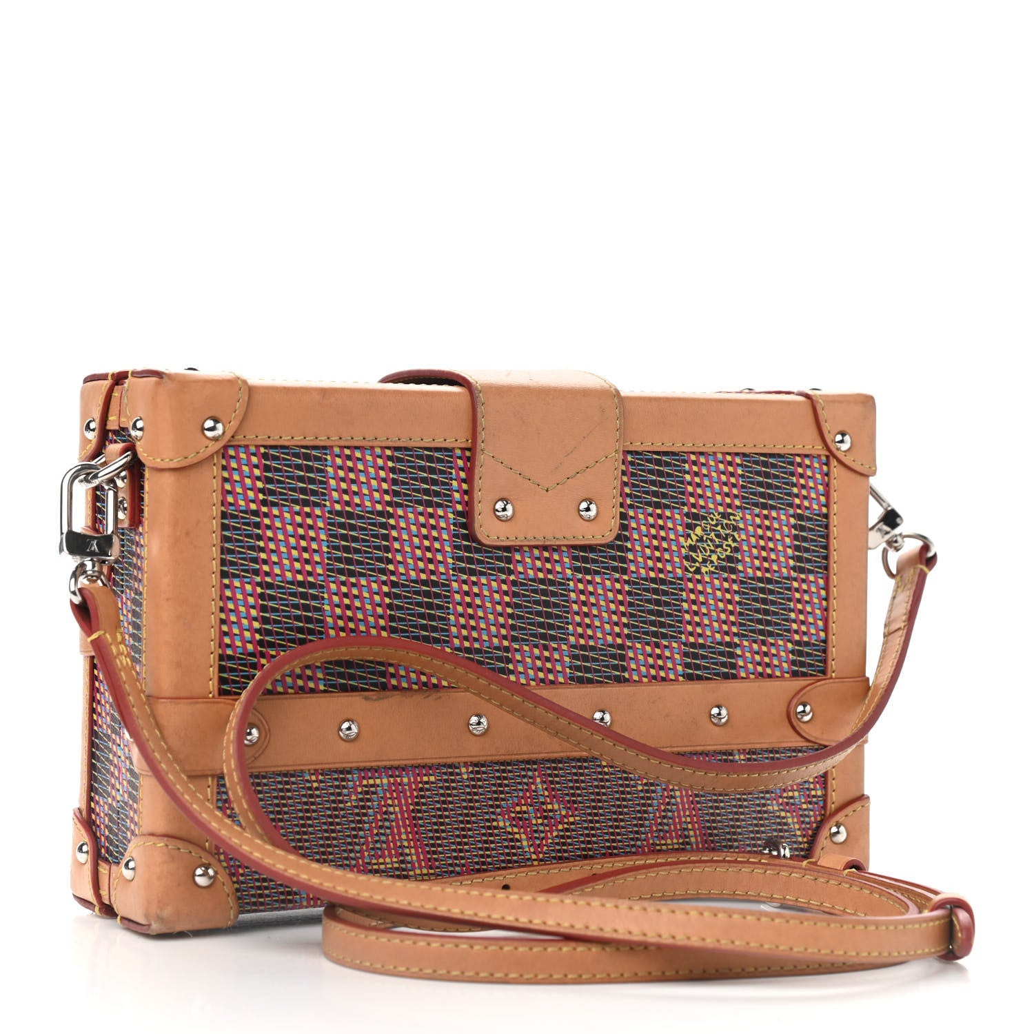 Louis Vuitton Monogram LV Pop Petite Malle Rose 3 of 15