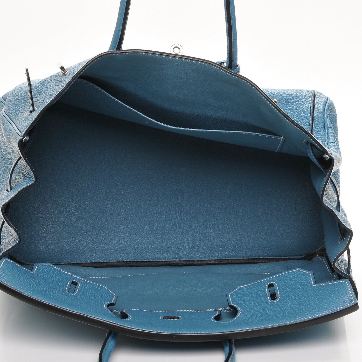 Hermes Togo Birkin 35 Blue Jean 9 of 24