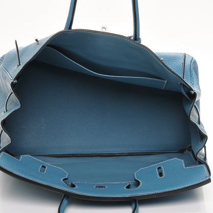 Hermes Togo Birkin 35 Blue Jean 9 of 24