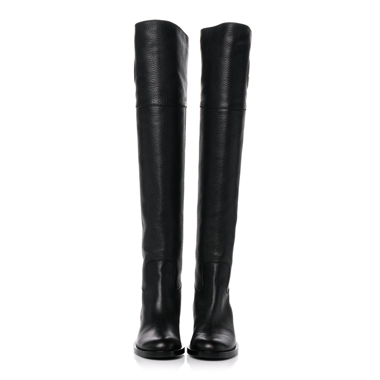 Gucci Cellarius Soft Calfskin Riding Boots 39.5 Black 2 of 10