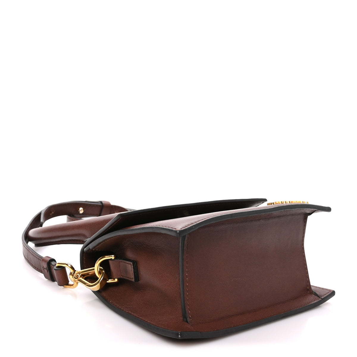 Smooth Calfskin Le Chiquito Moyen Dark Brown